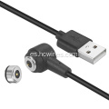 Cable de cargador USB magnético de conector de fuerza fuerte